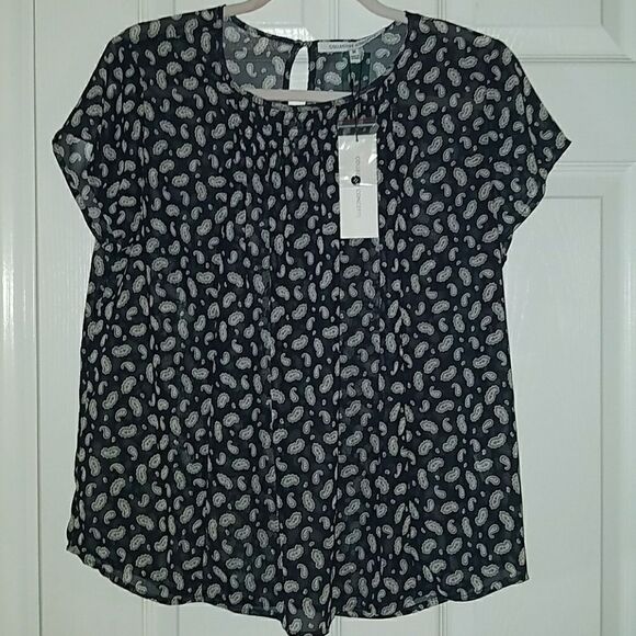 Stitch Fix Collection Concept sheer top Sz M  NWT - Picture 1 of 5